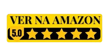 imagem de 5 estrelas com o texto ver na amazon em cima das estrelas